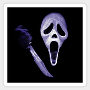 Ghost Killer with Knife Sticker